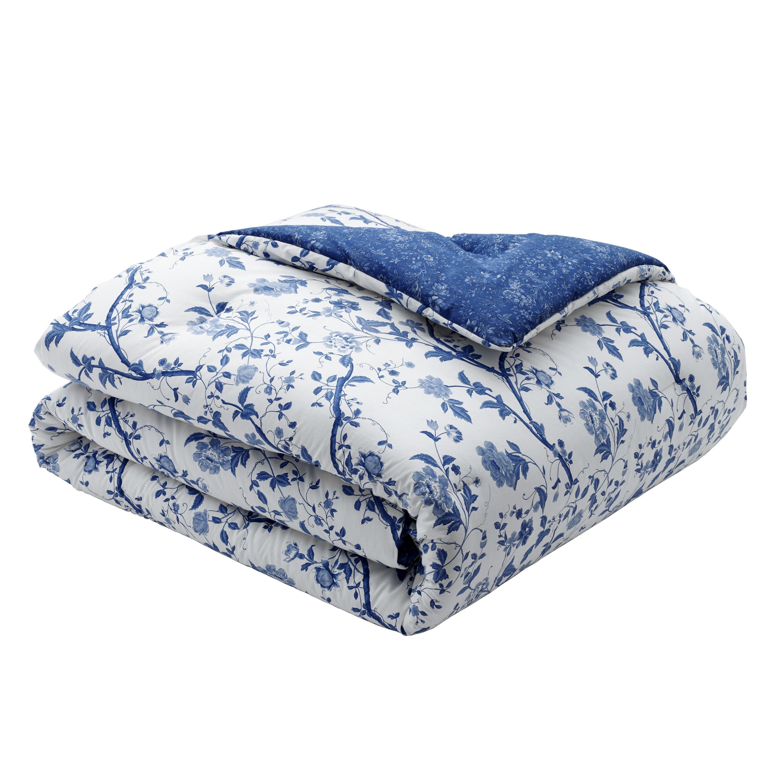Comforter Set, Reversible Cotton Bedding, Includes Matching Shams