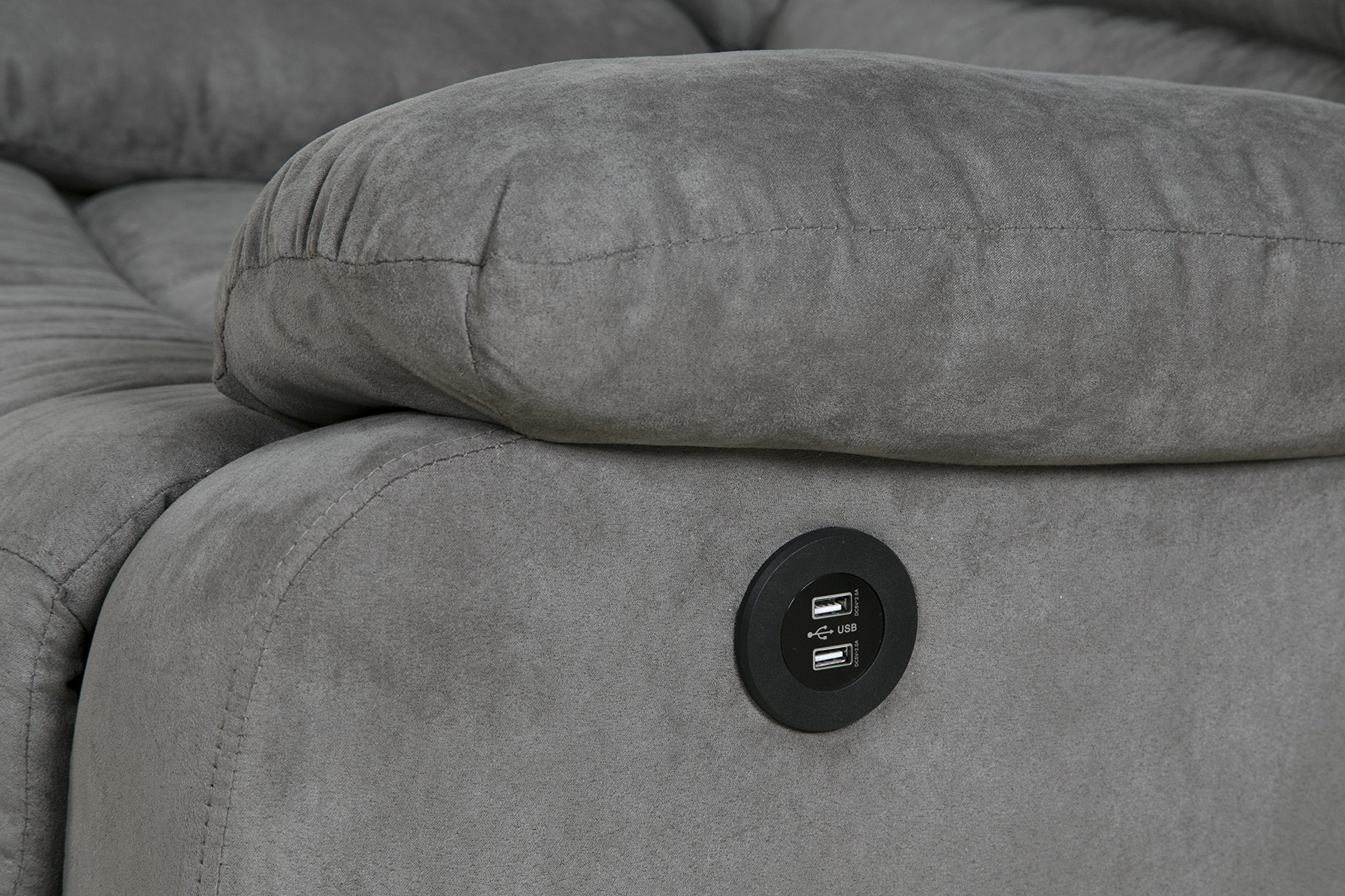 Relaxzen Massage Recliner Chair – Heat, USB, & Remote-Controlled Vibration