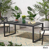 310797 Dining Table, 70 "W x 35 "D x 30 "H, Black