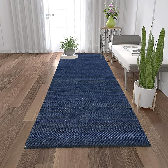 Natural 8x10 Indoor Hand Woven Fiber Jute Area Rug (Natural, 7'10" x 10')