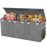 Toy Box, Collapsible Sturdy Kids Toy Chest for Boys, Girls, 41"x14"x16" Storage Organizer