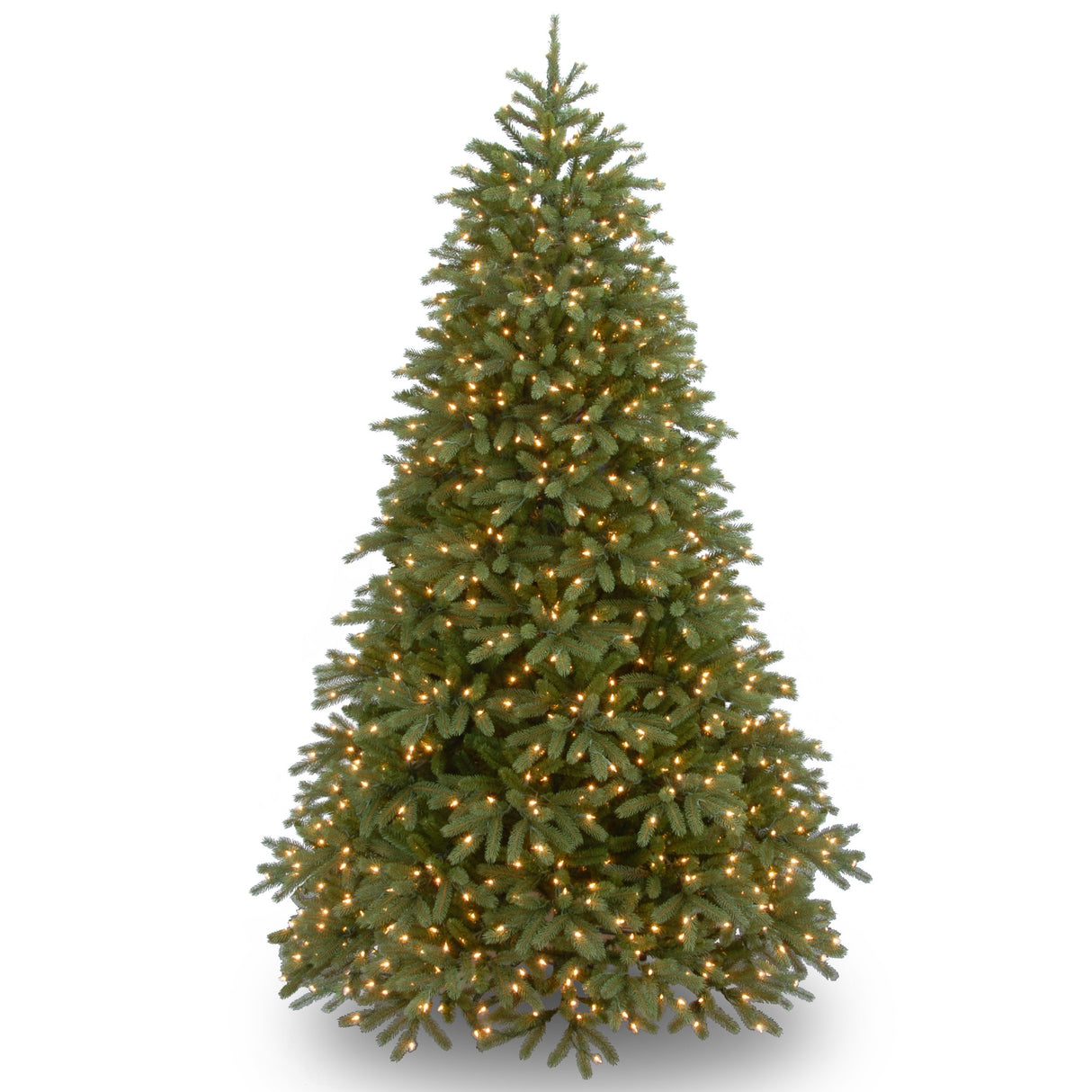 'Feel Real' Pre-lit Artificial Christmas Tree | Includes Pre-strung White Lights and Stand