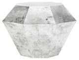 Home Grace Antique Silver Diamond Accent Table