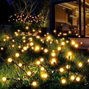Solar Garden Lights, 80 LED Firefly Garden Lights Solar Outdoor, Solar Lights