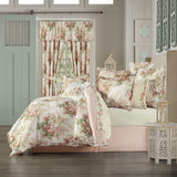 Queens Court Full 4Pc. Comforter Set, Coral, 80X90