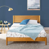 Allen Mid Century Wood Platform Bed Frame - Queen