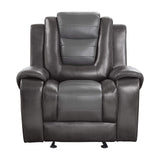 Matteo Glider Recliner, Two-Tone Gray