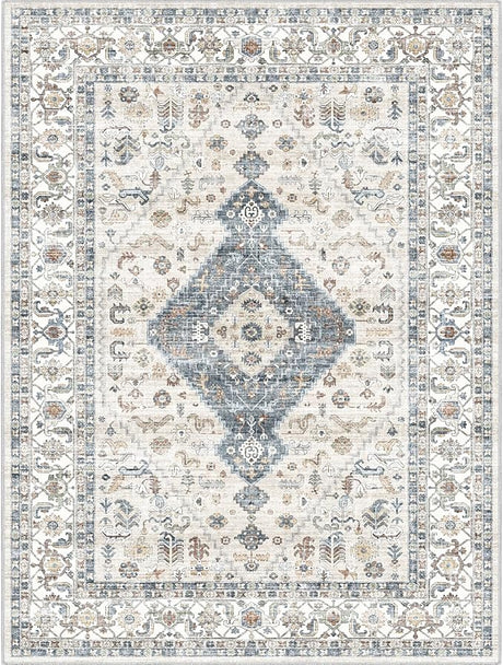 Area Rugs 8x10 for Living Room,Washable Boho 8x10 Area Rugs for Bedroom