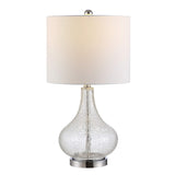 Lighting Collection Brooks Clear Glass 24-inch Bedroom Living Room Home Office