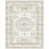 Area Rugs 8x10 for Living Room,Washable Boho 8x10 Area Rugs for Bedroom,Non Slip Carpet for Kitchen, Dining Room, Indoor, Kids Playroom Soft Low-Pile Rug Beige/Neutral