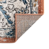 Nyla Collection Area Rug 10' x 14' Salmon Pink