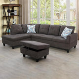 Couches for Living Room L Shaped Couch Upholstered Futon Sofa