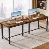 78.7 Inch Extra Long Computer Desk for 2 Person, Double Long Desk Workstation