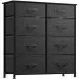 Storage Tower Unit with 8 Drawers - Fabric Dresser with Large Capacity, Organizer