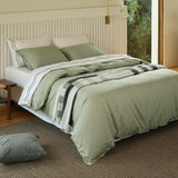 Cotton Duvet Cover Set, 100% American Grown Cotton Duvet Cover King, Luxury 600