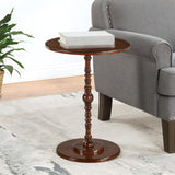 Classic Accents Sanibel Beach Spindle Table 17.75" - Traditional Round End Table