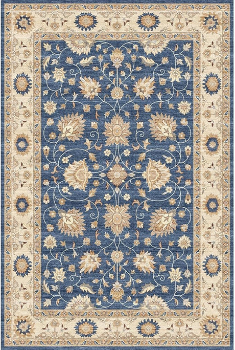 8'x10' Machine Washable Vintage Design Area Rug - Non Slip, Stain Resistant for Home, Office, Machine Washable Area Rugs 8x10, 8x10 Area Rugs for Living Room (Grey Beige 8x10)…