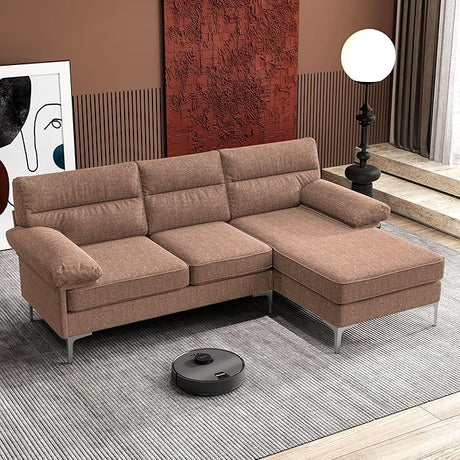 Sofa 70 Inch Loveseat with USB/Type-C Charging Port & Side Pocket, Comfy Modern 2-Seats Sofa for Living Room & Bedroom, Removable Medium Firm Sofa Cushion, Breathable Chenille Fabric, Grey