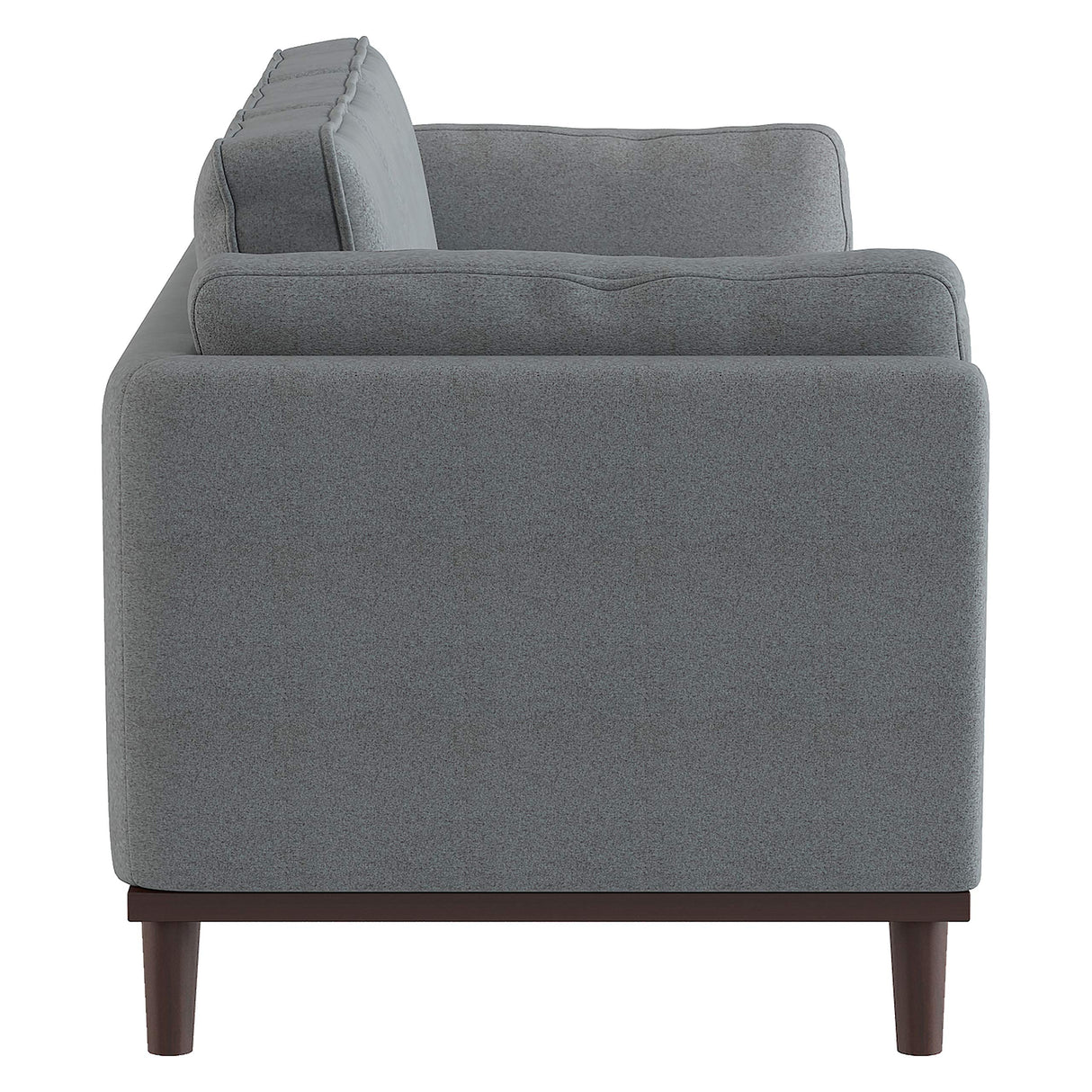 Lexicon Averi Textured Fabric Love Seat, 62" W, Gray