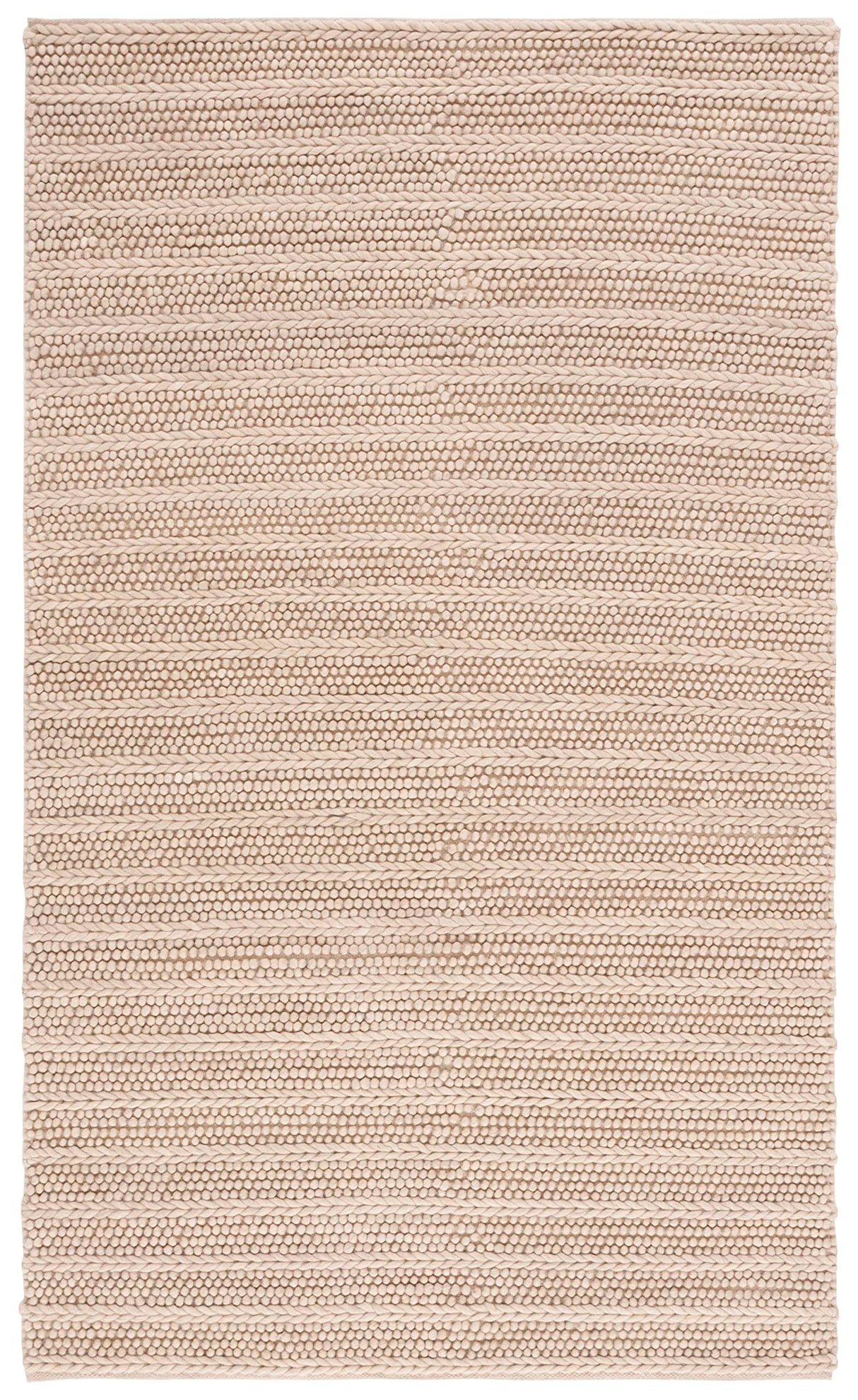 SAFAVIEH Natura Collection Area Rug - 10' x 14', Beige, Handmade Flat Weave Boho Farmhouse Wool, Ideal for High Traffic Areas in Living Room, Bedroom (NAT280B)