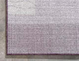 Del Mar Collection Area Rug - Sarah (9' x 12' Rectangle, Violet/ Purple)