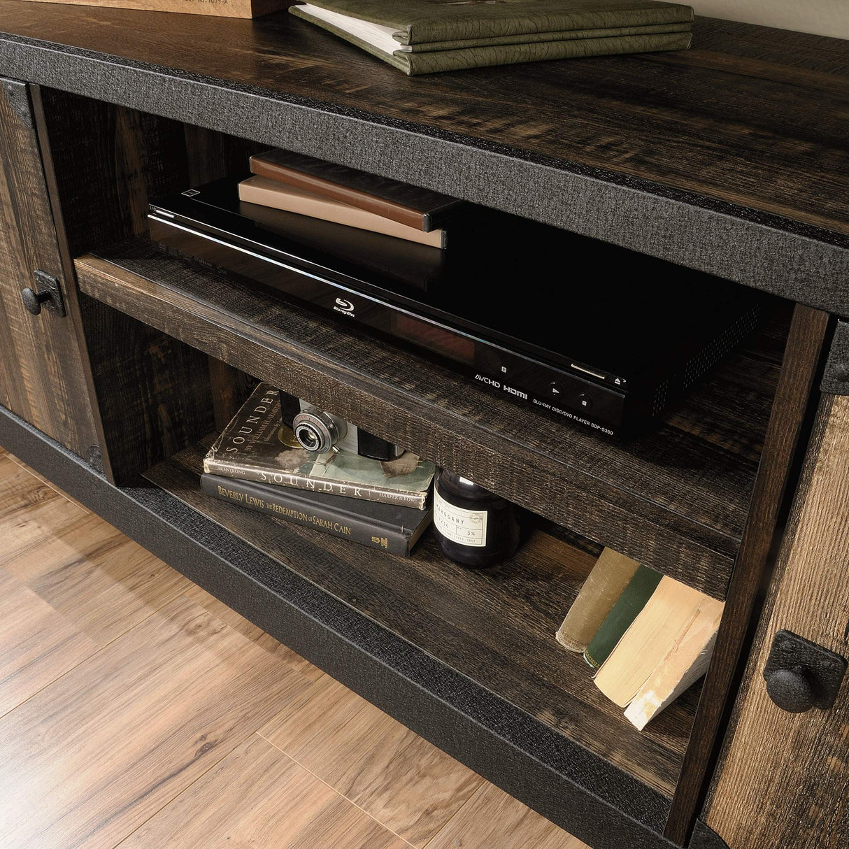 Steel River Metal & Wood Credenza with Doors, for TVs up to 60"