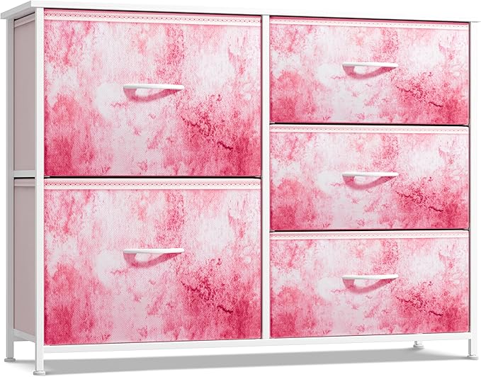 Dresser with 6 Drawers - Furniture Storage Tower Unit for Bedroom, Hallway