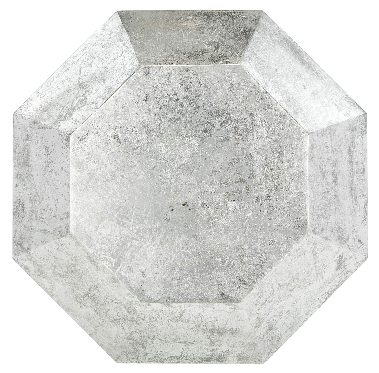 Home Grace Antique Silver Diamond Accent Table