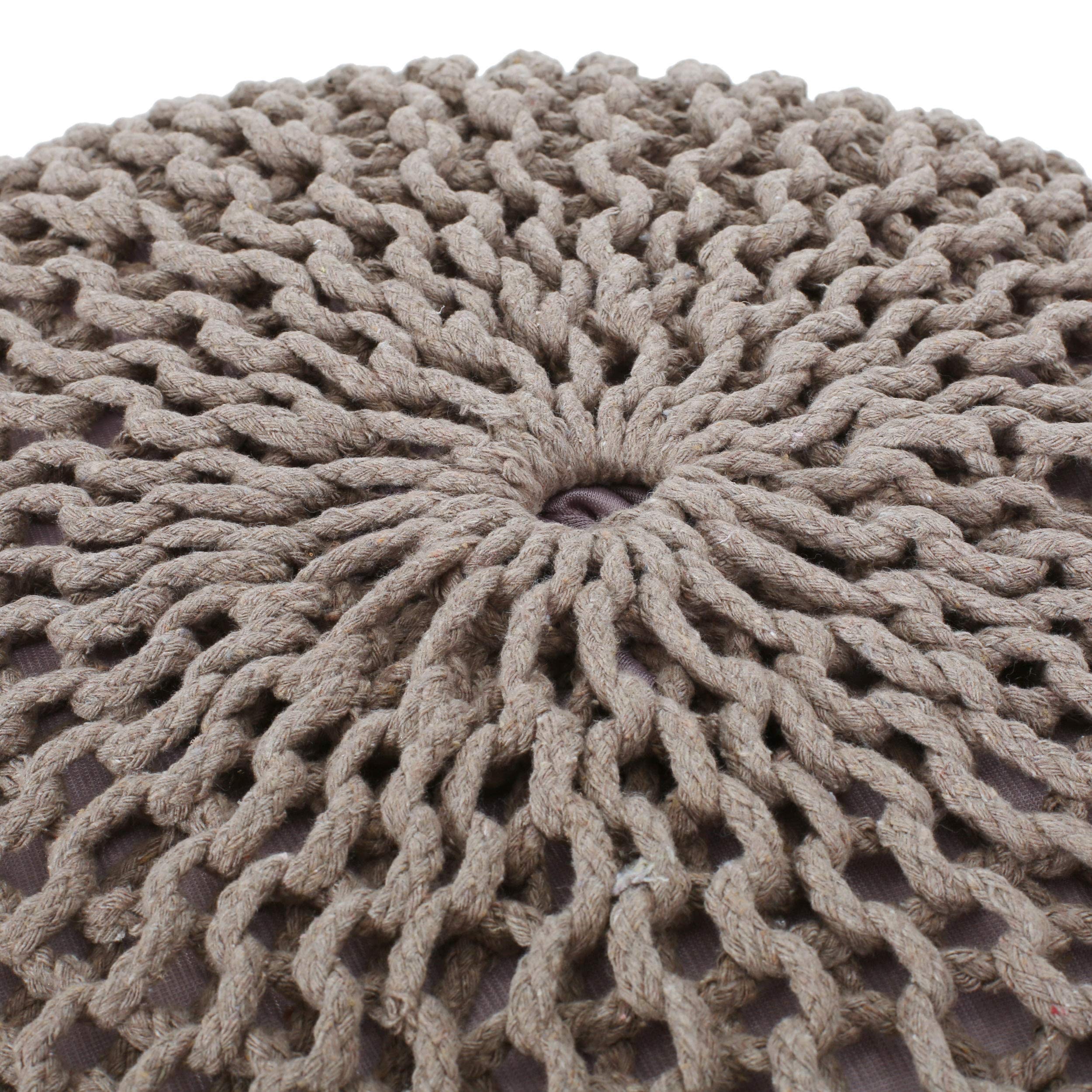 Nahunta Pouf, Brown