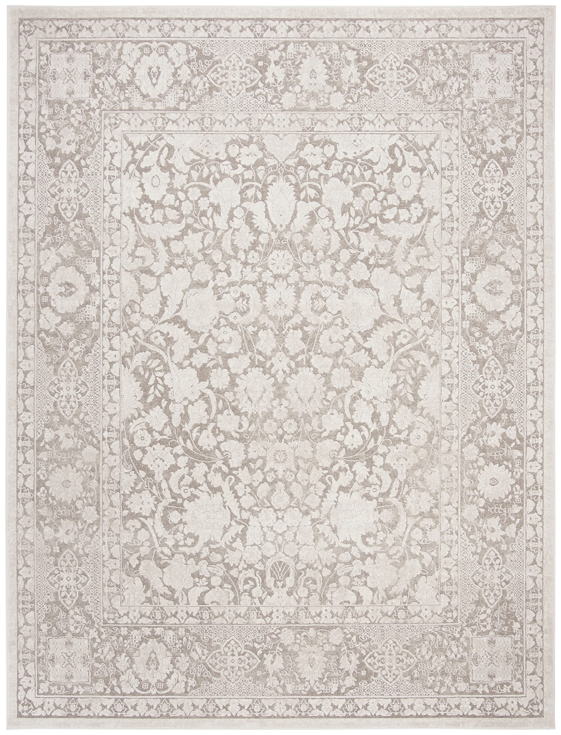 SAFAVIEH Area Rug 9x12 - Reflection Collection - Large - Beige & Cream, Non-Shedding & Easy Cleaning, Ideal for Living Room, Bedroom, Dining Space (RFT667A)