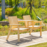 Garden Bench with Middle Table