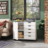 Lazio File Cabinet with Lock - Filing Cabinet for Home and Office