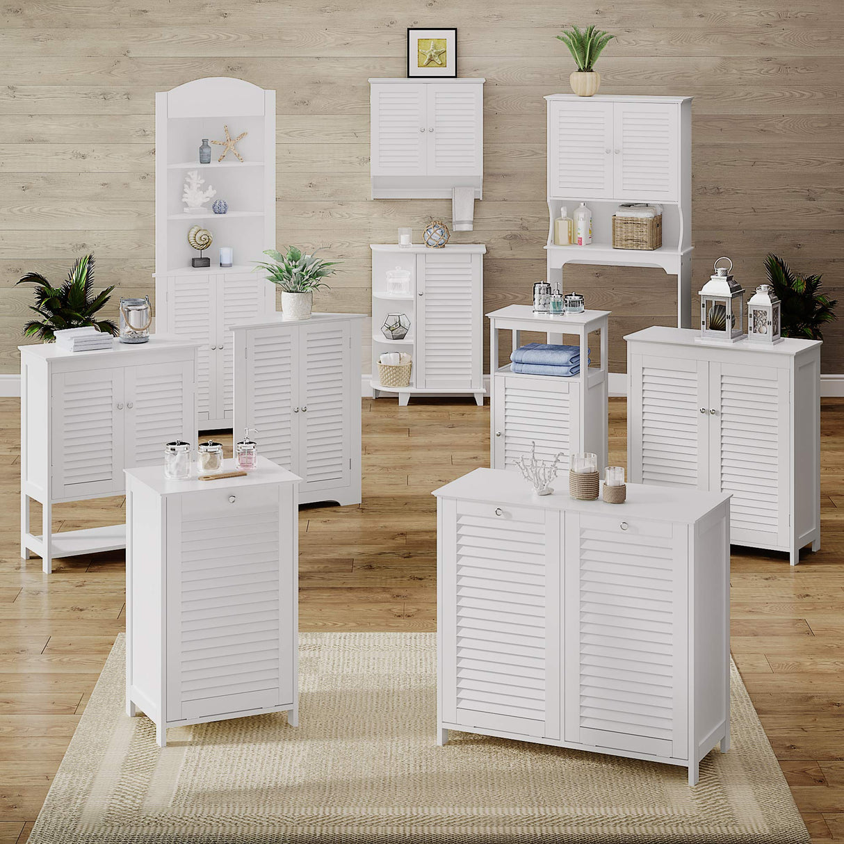 Ellsworth Two-Door Floor Cabinet, White