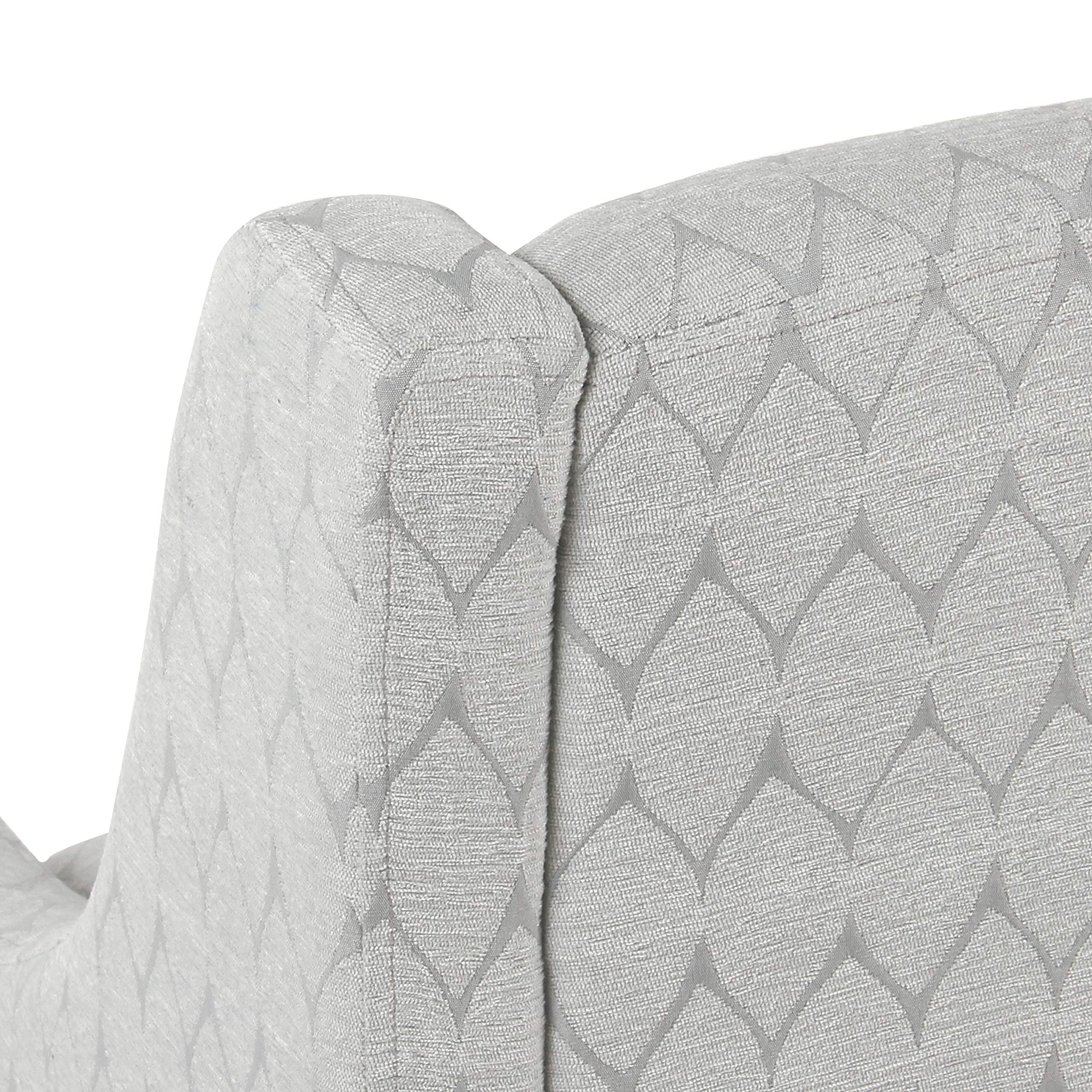 Arm Accent Chair, Gray Leaf
