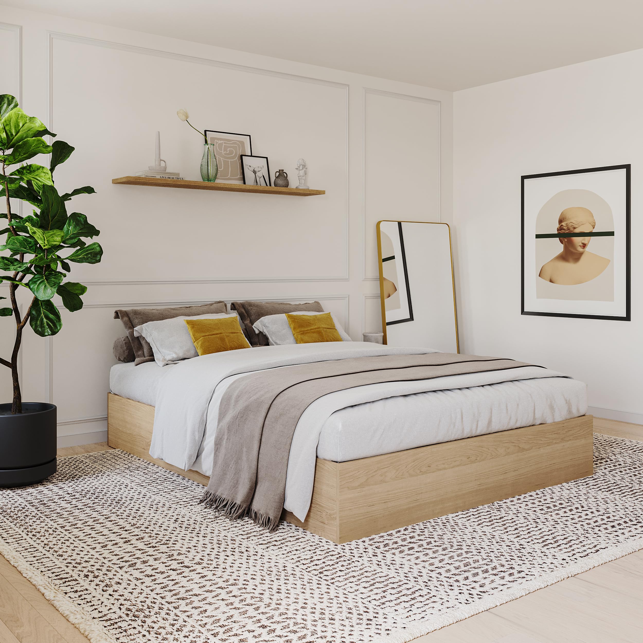 Nexera 3-Drawer Queen Storage Bed