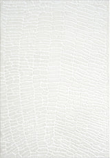 Cream Pebble Pattern Area Rug 8x10 - Durable Easy-Clean Living Room Bedroom Rug