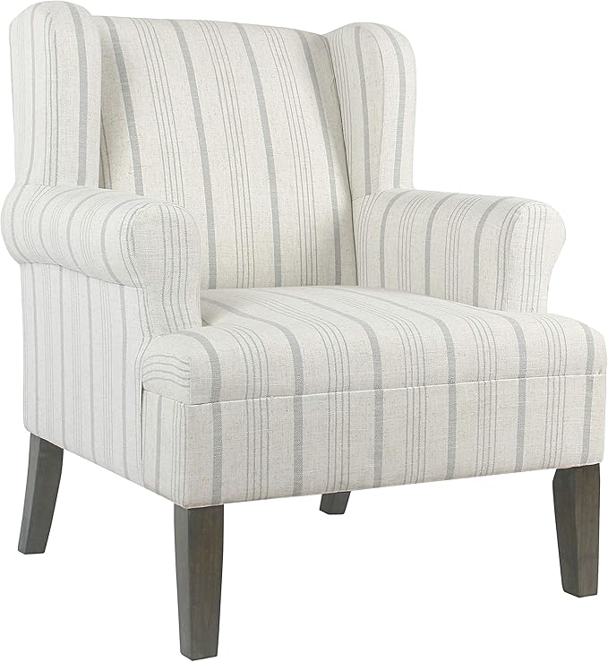 Emerson Wingback Accent Chair, Cream Small