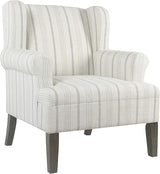 Emerson Wingback Accent Chair, Cream Small