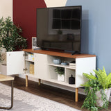 Mid-Century Modern TV Stand for 55-Inch TV - Entertainment Stand for Living Room