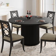47 Inch Round Dining Table for 4-6 People