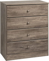 Astrid Simplistic 4-Drawer Dresser for Bedroom, Functional Bedroom Dresser Chest