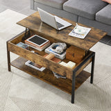 Lift Top Coffee Table, 41 in Coffee Table with Hidden Storage Compartment