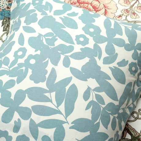 Sydney Reversible 100% Cotton Duvet Cover Set - Charming & Colorful Floral Leaf Design