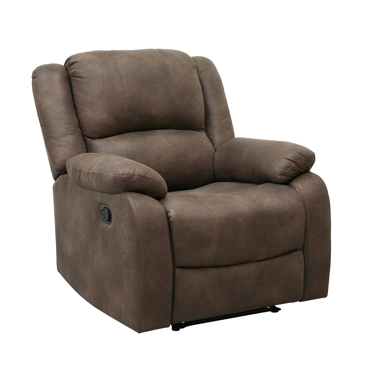 Chair Living Room Reclining Sofa Chair, Home Theater Seating, Wall Hugger Recliner, Manual Recliner Sofa Chair for Living Room/Office/Apartment, Brown