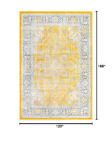 Baracoa Prado Area Rug 10' x 14'1" Rectangle Yellow Ivory