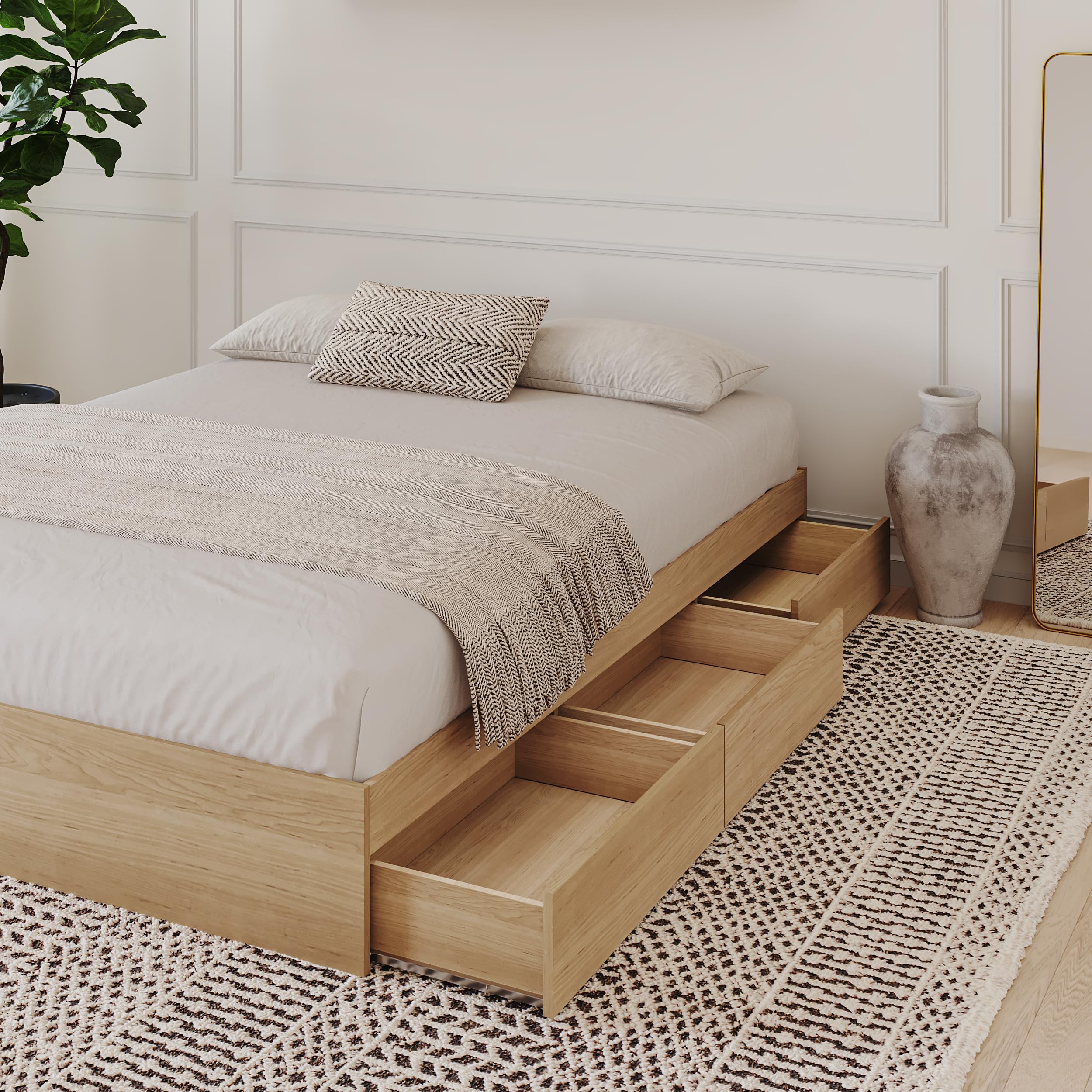 Nexera 3-Drawer Queen Storage Bed