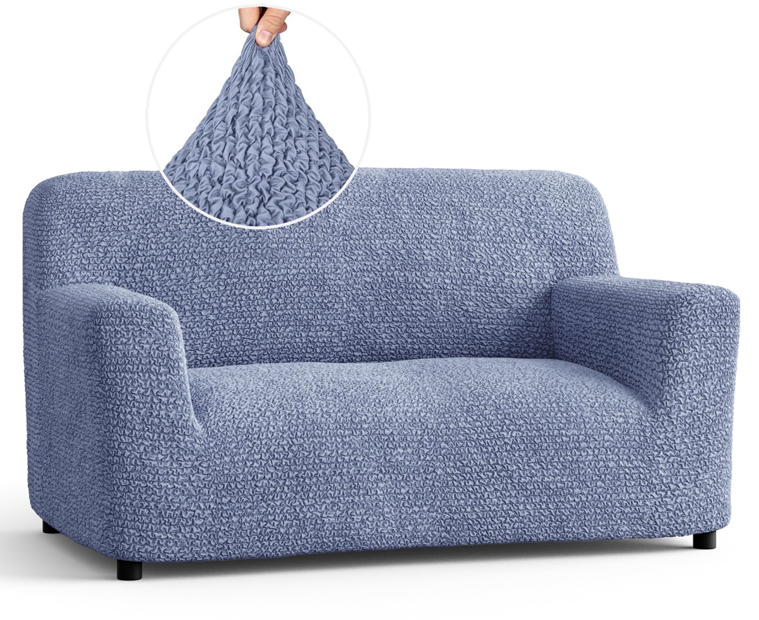 Loveseat Slipcover - Oversized Chair Cover - Stretch Couch Cover - Cushion Love Seat