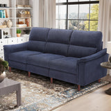 99" Modular Sectional Sofa Couch for Living Room, Comfy 3-Seater Chenille Fabric Couch,