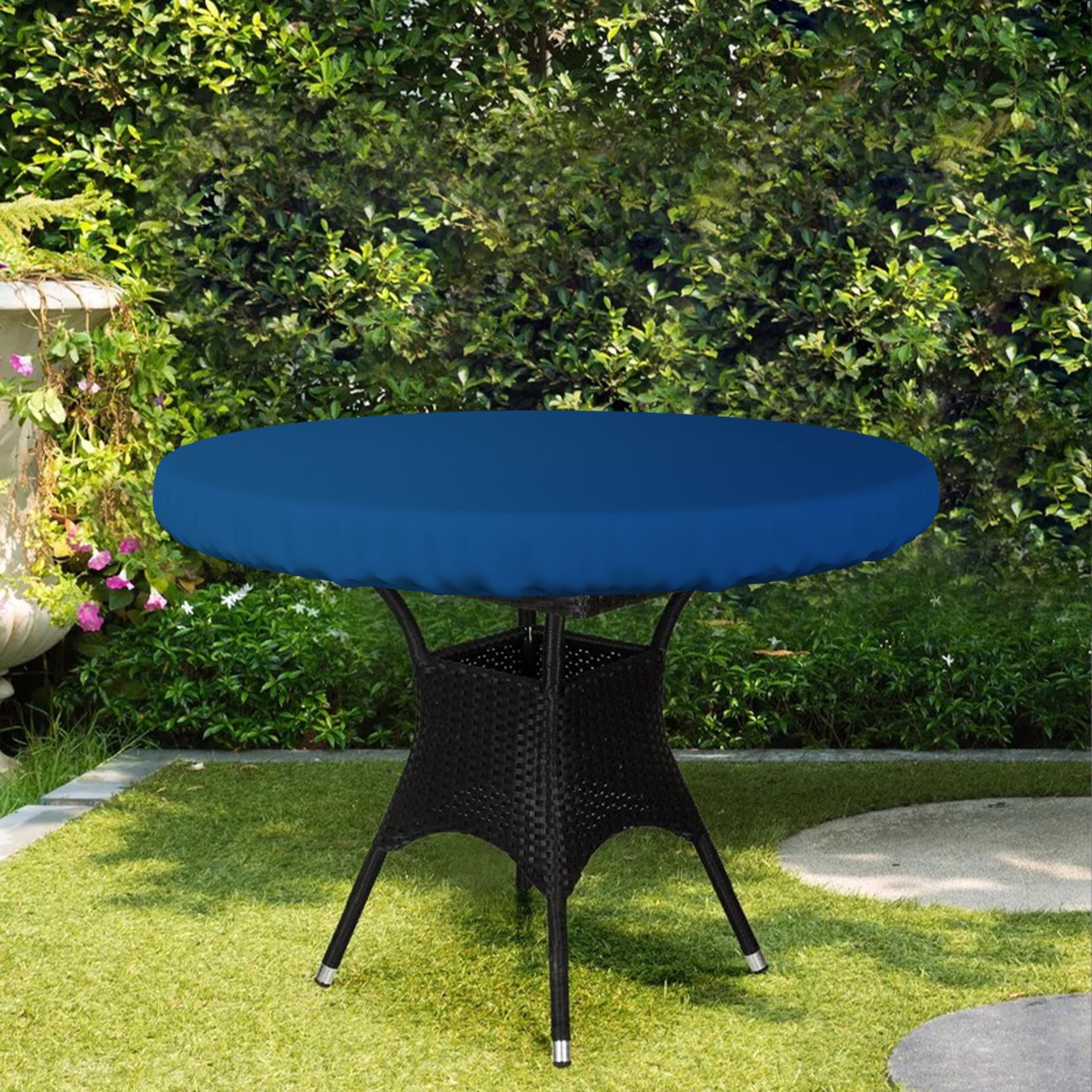 Covers & All Round Waterproof Table Cover Tablecloths 36 inch,18 oz PVC Polyester