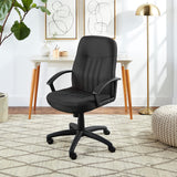 Mid Back Fabric Managers Chair in Black